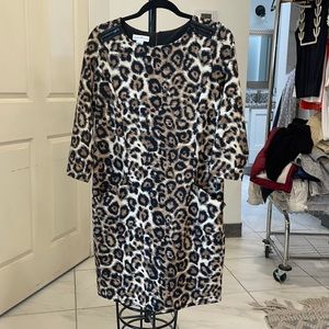2 Leopard & Bronze Dresses! 3/4 sleeves.